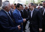 Gençlik ve Spor Bakanı Akif Çağatay Kılıç, Samsun Ondokuzmayıs Seçim Kordinasyon Merkezi Bürosu'nu ziyaret etti.