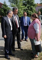 Gençlik ve Spor Bakanı Akif Çağatay Kılıç, Samsun'un Ondokuzmayıs İlçesi'nin köylerini ziyaret etti.