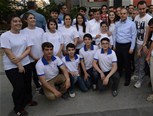 Başbakan Ahmet Davutoğlu ile Gençlik ve Spor Bakanı Akif Çağatay Kılıç, Ak Parti Tokat Mitingine katıldı.