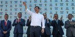 Başbakan Ahmet Davutoğlu ile Gençlik ve Spor Bakanı Akif Çağatay Kılıç, Ak Parti Sinop Mitingine katıldı.