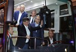 Başbakan Ahmet Davutoğlu ile Gençlik ve Spor Bakanı Akif Çağatay Kılıç, Ak Parti Amasya Mitingine katıldı.