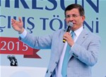 Cumhurbaşkanı Recep Tayyip Erdoğan, Başbakan Ahmet Davutoğlu ile Gençlik ve Spor Bakanı Akif Çağatay Kılıç, Ordu - Giresun Havalimanı Açılış Törenine katıldı.