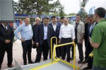 Gençlik ve Spor Bakanı Akif Çağatay Kılıç, Başbakan Ahmet Davutoğlu'nun Ankara Atatürk Spor Salonu'nda yapacağı Toplu Açılış Töreni öncesi çalışmaları inceledi.