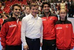 Başbakan Ahmet Davutoğlu ile Gençlik ve Spor Bakanı Akif Çağatay Kılıç, Gençlik ve Spor Bakanlığı’nın 190 adet Spor Tesisin açılışı ile 22 Adet Spor Tesisinin temel atma törenlerine katıldı.