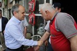 Gençlik ve Spor Bakanı Akif Çağatay Kılıç, Samsun Tekkeköy esnafını ziyaret etti.