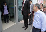 Gençlik ve Spor Bakanı Akif Çağatay Kılıç, Samsun Tekkeköy esnafını ziyaret etti.