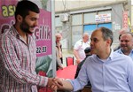 Gençlik ve Spor Bakanı Akif Çağatay Kılıç, Samsun Tekkeköy esnafını ziyaret etti.