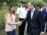 Gençlik ve Spor Bakanı Akif Çağatay Kılıç, Samsun'un Ayvacık İlçesi Belediye Başkanlığı'nı ziyaret etti.
