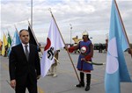 Cumhurbaşkanı Recep Tayyip Erdoğan ve Başbakan Ahmet Davutoğlu ile Gençlik ve Spor Bakanı Akif Çağatay Kılıç, İstanbul'un Fethi'nin 562. Yıl Dönümü Kutlamalarına katıldı.