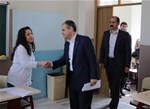 Gençlik ve Spor Bakanı Akif Çağatay Kılıç, Samsun Atatürk Lisesi’nde 2203 nolu sandıkta 7 Haziran 2015 Genel Seçimleri için oy kullandı.