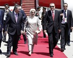 Cumhurbaşkanı Recep Tayyip Erdoğan ile Gençlik ve Spor Bakanı Akif Çağatay Kılıç, 1. Avrupa Oyunları'nın açılış törenine katılmak için  Azerbaycan'ın başkenti Bakü'ye geldi.