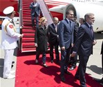 Cumhurbaşkanı Recep Tayyip Erdoğan ile Gençlik ve Spor Bakanı Akif Çağatay Kılıç, 1. Avrupa Oyunları'nın açılış törenine katılmak için  Azerbaycan'ın başkenti Bakü'ye geldi.