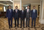 Gençlik ve Spor Bakanı Akif Çağatay Kılıç, AK Parti Kırşehir Milletvekili Salih Çetinkaya ve beraberindeki heyeti kabul etti.