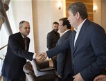 Gençlik ve Spor Bakanı Akif Çağatay Kılıç, Ankara Samsun Sanayici İş Adamları ve Yöneticileri Derneği Yönetim Kurulu Üyeleri'ni makamında kabul etti.