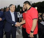 Gençlik ve Spor Bakanı Akif Çağatay Kılıç, Türkiye Güreş Federasyonu tarafından düzenlenen geleneksel iftar yemeğine katıldı.