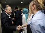 Gençlik ve Spor Bakanı Akif Çağatay Kılıç, AK Parti Samsun İlkadım İlçe Başkanlığı'nda düzenlenen bayramlaşma törenine katıldı.