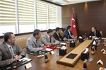 Gençlik ve Spor Bakanı Akif Çağatay Kılıç, TSYD Genel Başkanı ve TSYD Ankara Şubesi Yönetim Kurulu Üyelerini makamında kabul etti.