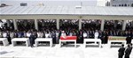 Başbakan Ahmet Davutoğlu ile Gençlik ve Spor Bakanı Akif Çağatay Kılıç, Şehit Piyade Onbaşı Hamza Yıldırım'ın Kocatepe Camii'nde düzenlenen cenaze törenine katıldı.