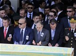 Başbakan Ahmet Davutoğlu ile Gençlik ve Spor Bakanı Akif Çağatay Kılıç, Şehit Piyade Onbaşı Hamza Yıldırım'ın Kocatepe Camii'nde düzenlenen cenaze törenine katıldı.