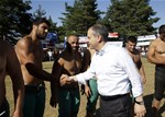 Gençlik ve Spor Bakanı Akif Çağatay Kılıç, Samun'un Alaçam İlçesinde düzenlenen 10. Geleneksel Karakucak Güreşlerini izledi.