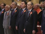 Cumhurbaşkanı Recep Tayyip Erdoğan, Başbakan Ahmet Davutoğlu ile Gençlik ve Spor Bakanı Akif Çağatay Kılıç, 2015 - 2016 Adli Yıl Açılış Törenine katıldı.