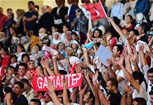Başbakan Ahmet Davutoğlu ile Gençlik ve Spor Bakanı Akif Çağatay Kılıç, Ankara Arena'da düzenlenen AK Parti 5. Olağan Büyük Kongresi'ne katıldı.