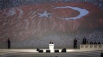 Başbakan Ahmet Davutoğlu ile Gençlik ve Spor Bakanı Akif Çağatay Kılıç, Ankara Arena'da düzenlenen AK Parti 5. Olağan Büyük Kongresi'ne katıldı.