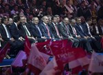 Cumhurbaşkanı Recep Tayyip Erdoğan ile Gençlik ve Spor Bakanı Akif Çağatay Kılıç, Ankara Arena Spor Salonu'nda düzenlenen Türkiye Gençlik Kulübü Federasyonu Kongresi'ne katıldı.