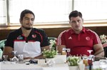 Gençlik ve Spor Bakanı Akif Çağatay Kılıç, Güreş A Milli Takımları'nı Gençlik ve Spor Bakanlığı merkez binasında kabul etti.