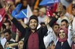 Gençlik ve Spor Bakanı Akif Çağatay Kılıç, Ankara Arena Spor Salonu'nda düzenlenen AK Parti 1 Kasım 2015 Milletvekili Seçimi Aday Tanıtımı programına katıldı.