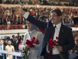 Gençlik ve Spor Bakanı Akif Çağatay Kılıç, Ankara Arena Spor Salonu'nda düzenlenen AK Parti 1 Kasım 2015 Milletvekili Seçimi Aday Tanıtımı programına katıldı.