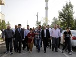 Gençlik ve Spor Bakanı Akif Çağatay Kılıç, Samsun'un Badırlı Mahallesi'nde hemşehrileri ile bayramlaştı.
