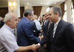 Gençlik ve Spor Bakanı Akif Çağatay Kılıç, Samsun Büyükşehir Belediye'nde düzenlenen bayramlaşma törenine katıldı.