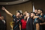 Gençlik ve Spor Bakanı Akif Çağatay Kılıç, Ampüte A Milli Futbol Takımını makamında kabul etti.