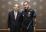 Gençlik ve Spor Bakanı Akif Çağatay Kılıç, Ampüte A Milli Futbol Takımını makamında kabul etti.