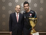 Gençlik ve Spor Bakanı Akif Çağatay Kılıç, Ampüte A Milli Futbol Takımını makamında kabul etti.
