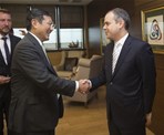 Gençlik ve Spor Bakanı Akif Çağatay Kılıç, Wakayama Valisi Mr. Yoshinobu Nisika ve beraberindeki heyeti makamında kabul etti.
