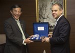 Gençlik ve Spor Bakanı Akif Çağatay Kılıç, Wakayama Valisi Mr. Yoshinobu Nisika ve beraberindeki heyeti makamında kabul etti.