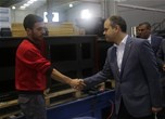 Gençlik ve Spor Bakanı Akif Çağatay Kılıç, Samsun'un Kavak İlçesi'nde OSB Fabrikalarını ziyaret etti.