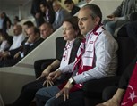 Gençlik ve Spor Bakanı Akif Çağatay Kılıç, 2017 FIBA Kadınlar Avrupa Şampiyonası Grup Elemeleri'nin ilk maçında karşı karşıya gelen Türkiye A Milli Kadın Basketbol Takımı ile İsrail maçını izledi.