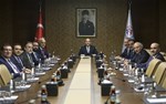 Gençlik ve Spor Bakanı Akif Çağatay Kılıç, Müstakil Sanayici ve İşadamları Derneği (MÜSİAD) Heyeti makamında kabul etti.