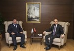 Gençlik ve Spor Bakanı Akif Çağatay Kılıç, Hacettepe Üniversitesi Doping Kontrol Merkezi Başkanı Prof. Dr. Ahmet Başaran ile Prof. Dr. Bekir Salih'i makamında kabul etti.