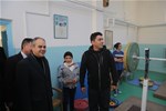 Gençlik ve Spor Bakanı Akif Çağatay Kılıç, Kırıkkale ziyareti esnasında halterci gençlerle biraraya geldi.