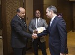 Gençlik ve Spor Bakanı Akif Çağatay Kılıç, Türkiye Foto Muhabirleri Derneği (TFMD) Heyetini makamında kabul etti.