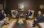 Gençlik ve Spor Bakanı Akif Çağatay Kılıç, Türkiye Foto Muhabirleri Derneği (TFMD) Heyetini makamında kabul etti.