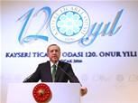 Gençlik ve Spor Bakanı Akif Çağatay Kılıç, Kayseri Ticaret Odası 120. Onur Yılı etkinliğine katıldı.