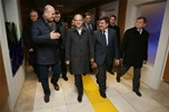 Gençlik ve Spor Bakanı Akif Çağatay Kılıç'ı Trabzon Havalimanı'nda Çalışma ve Sosyal Güvenlik Bakanı Süleyman Soylu Karşıladı.