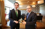 Gençlik ve Spor Bakanı Akif Çağatay Kılıç, Samsun Genç İş Adamları Derneği'ni kabul etti.