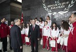 Gençlik ve Spor Bakanı Akif Çağatay Kılıç, Buz Hokeyi Kadın A Milli Takımını makamında kabul etti.