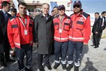 Başbakan Ahmet Davutoğlu, Gençlik ve Spor Bakanı Akif Çağatay Kılıç ile Bingöl’deki Haserek Kayak Merkezi’nin açılışını yaptı.
